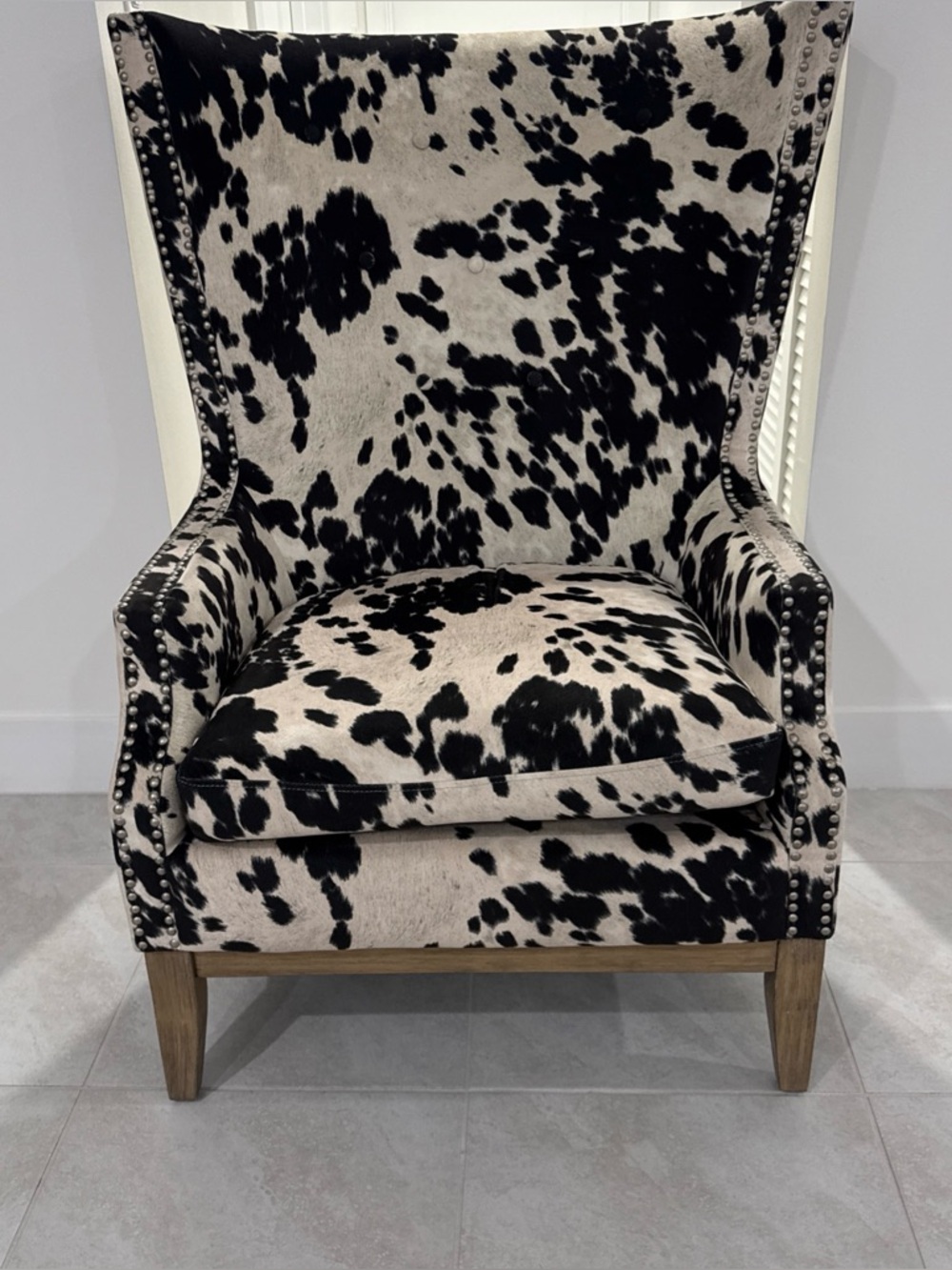 Four Hands Lillian Cow Print Chair